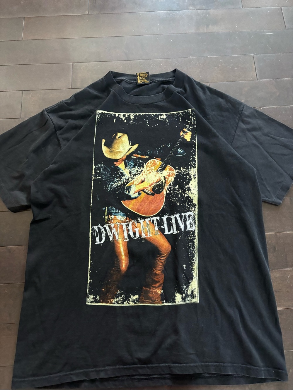 Vintage 90s Dwight live band tee
